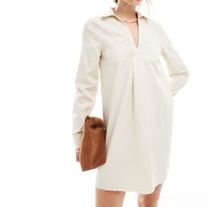 ASOS Beige Midi Dress with Pockets